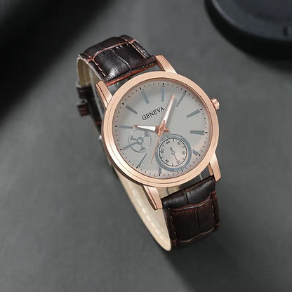 Geneva Vintage Men's Quartz Watch