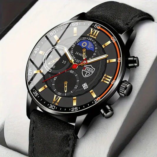 Business Men'S Calendar Quartz Watches