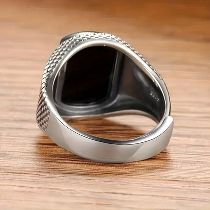 Black Stone Ring