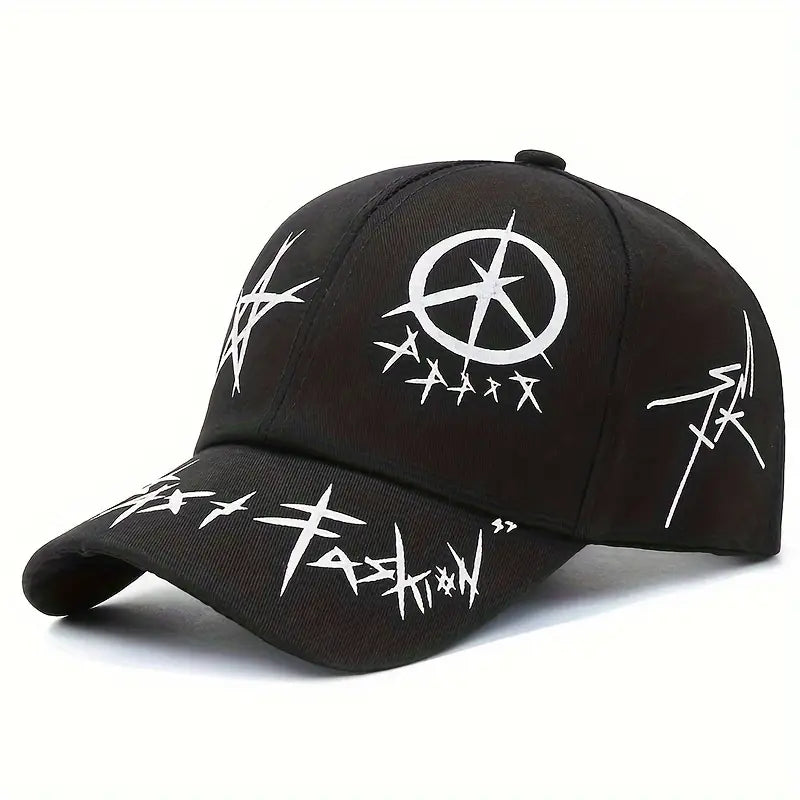 Graffiti Pattern Lightweight Mesh Cap