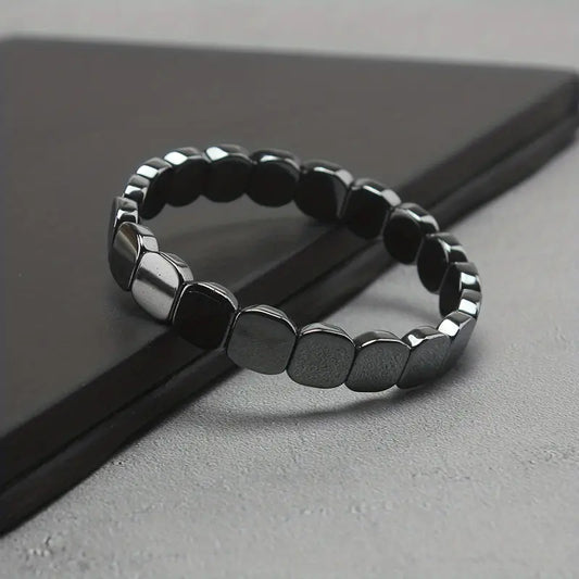 Stylish Retro Black Stone Bracelet