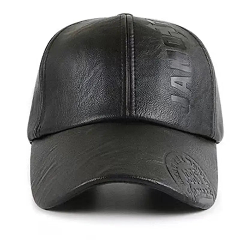 Leather Baseball Cap