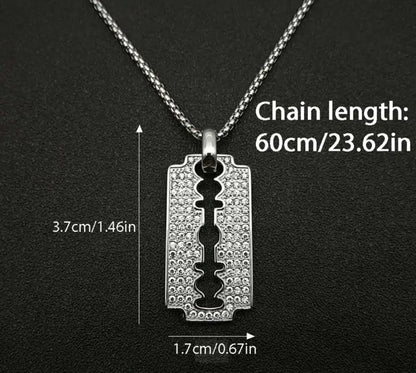 Trendy Hip-Hop Men's Alloy Necklace