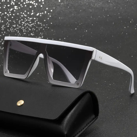 One-piece Square Fashion Glasses